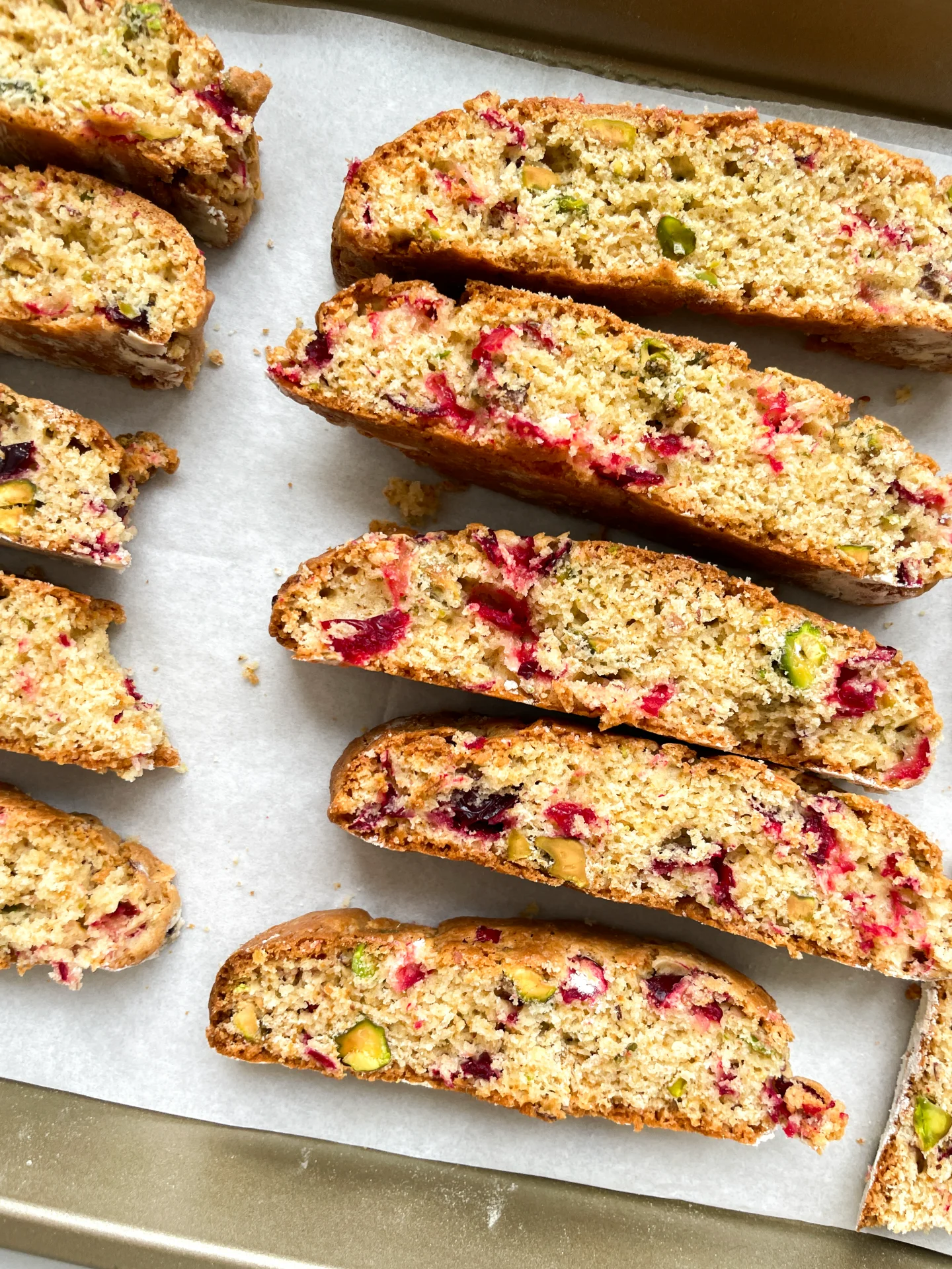 Cranberry Pistachio Biscotti