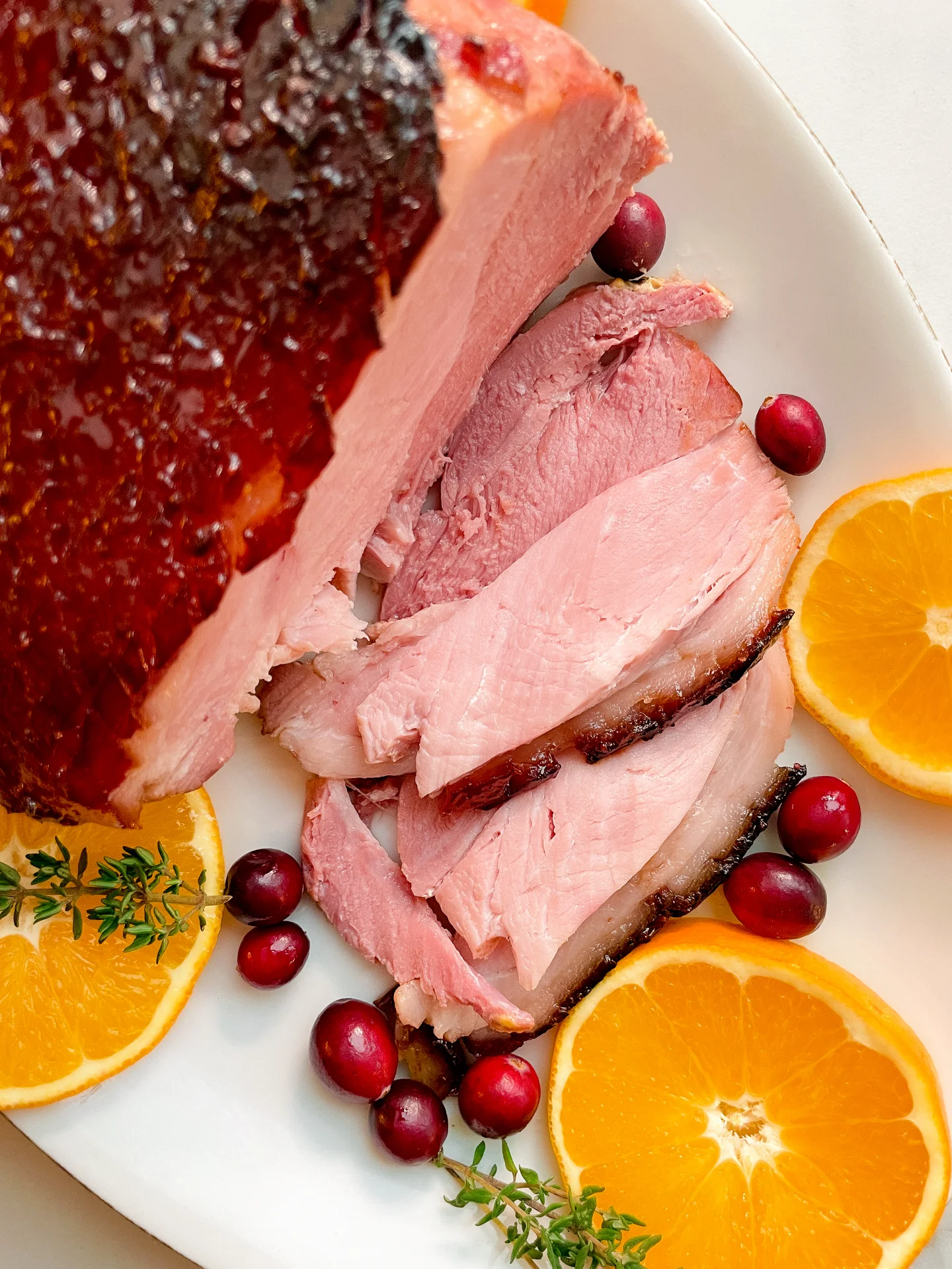 Cranberry Orange Glazed Pork Roast