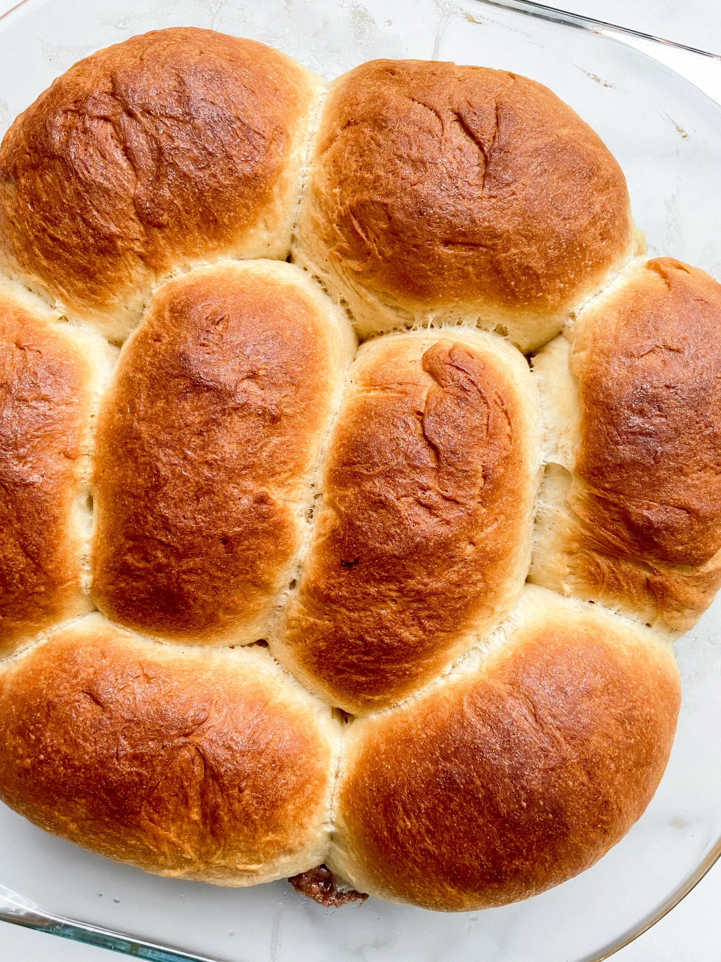 Milk Buns with Gingerbread Filling