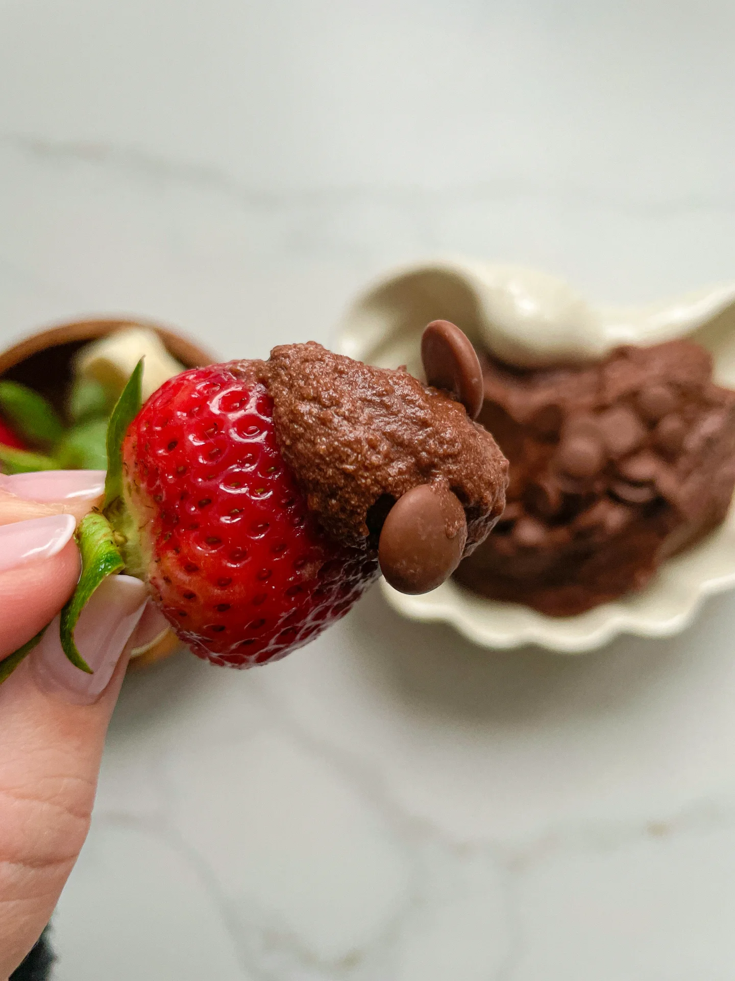 Brownie Batter Chocolate Hummus