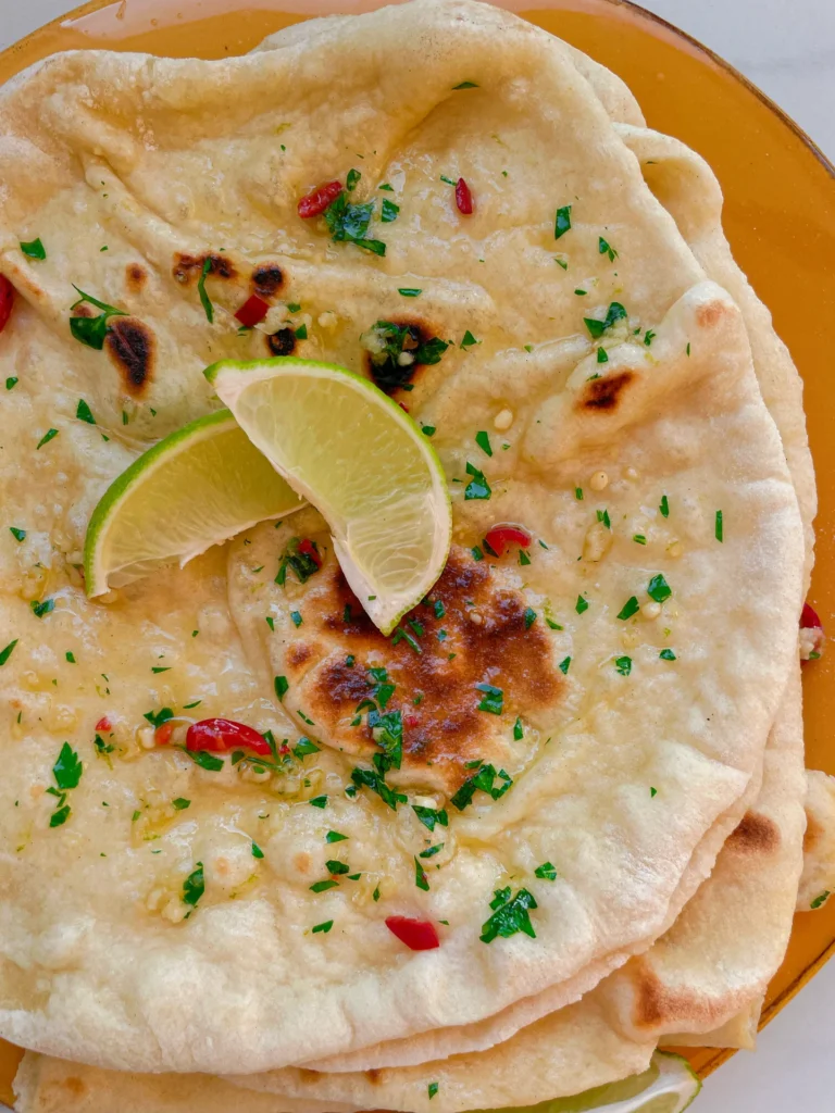 Chili Lime Garlic Naan