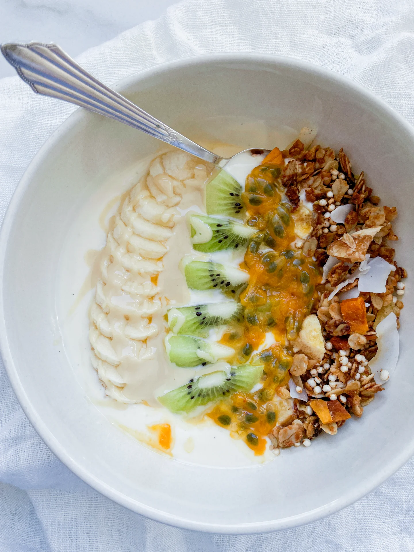 Vanilla Yogurt Bowl & Tropical Granola