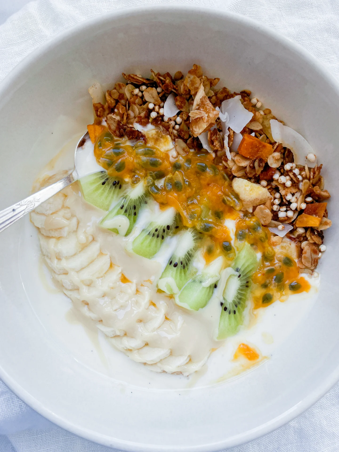 Vanilla Yogurt Bowl & Tropical Granola