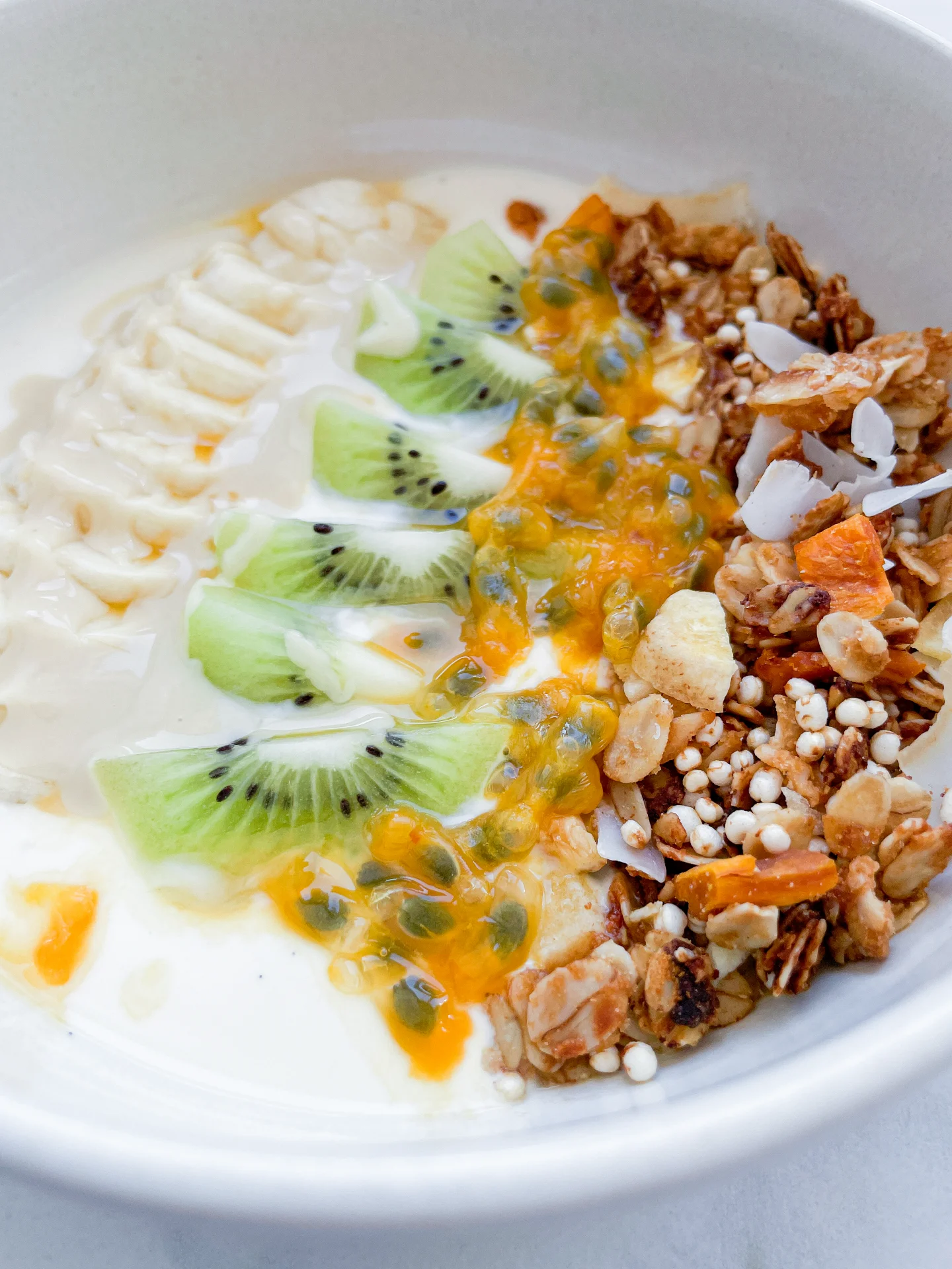 Vanilla Yogurt Bowl & Tropical Granola