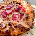 Rhubarb Strawberry Almond Galette