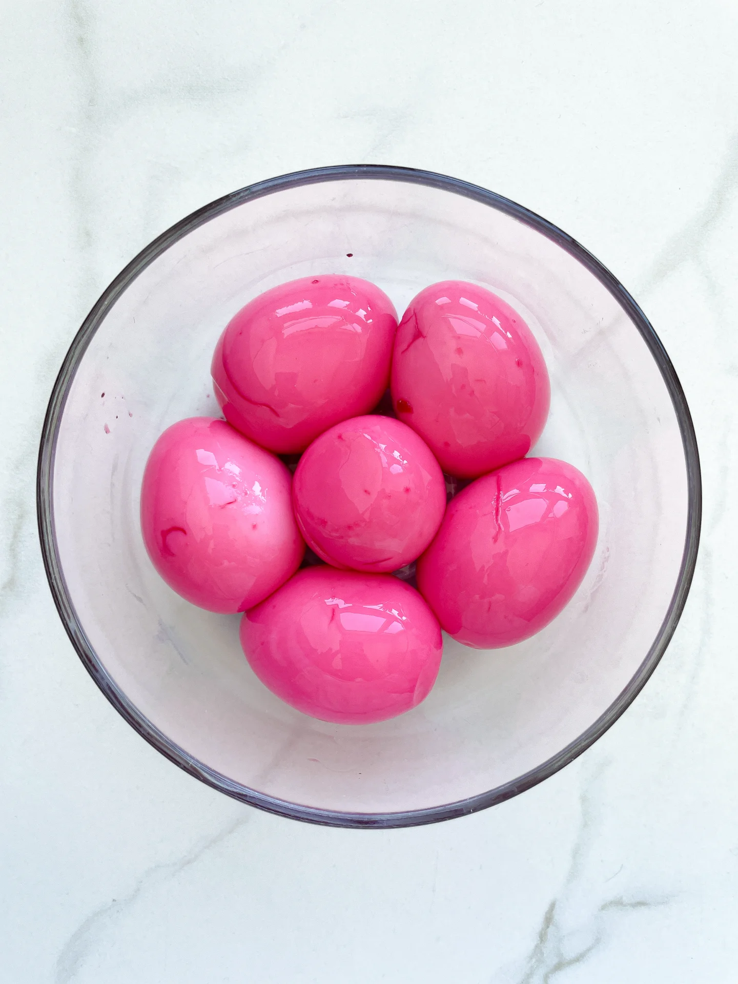 Pink Deviled Eggs
