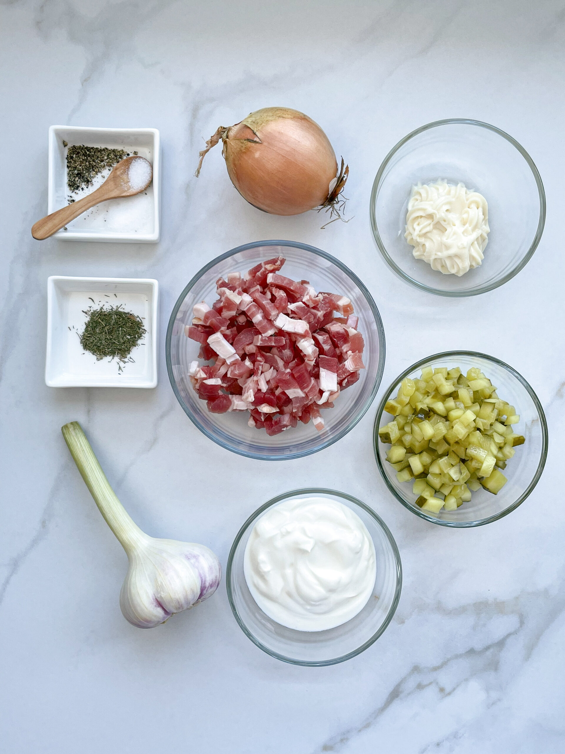 Bacon, Pickles & Onion Dip