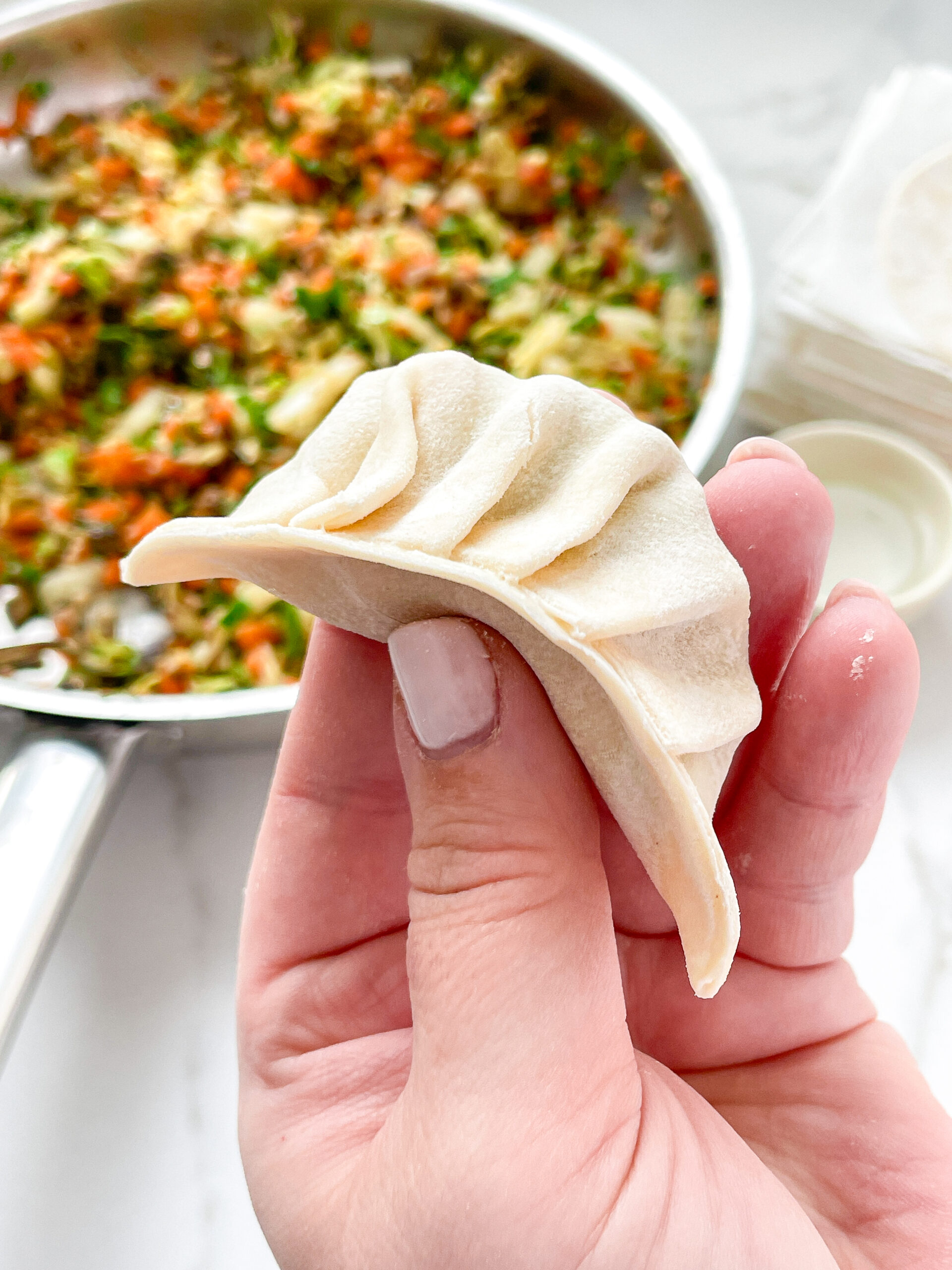 Vegan Dumplings in Sesame Miso Soup Vegan Dumplings in Sesame Miso Soup