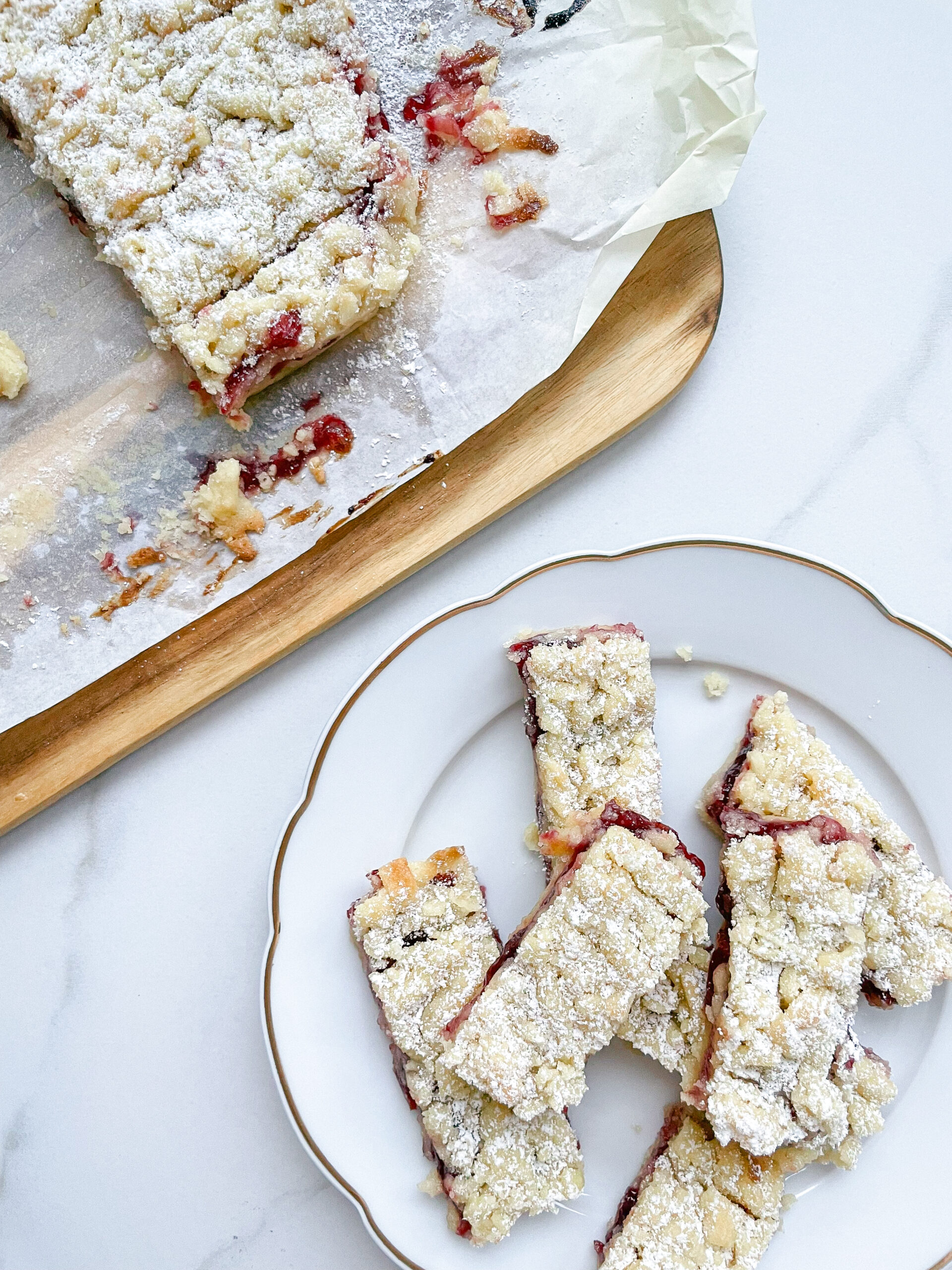 Shortbread Bars with Cherry Jam Shortbread Bars with Cherry Jam
