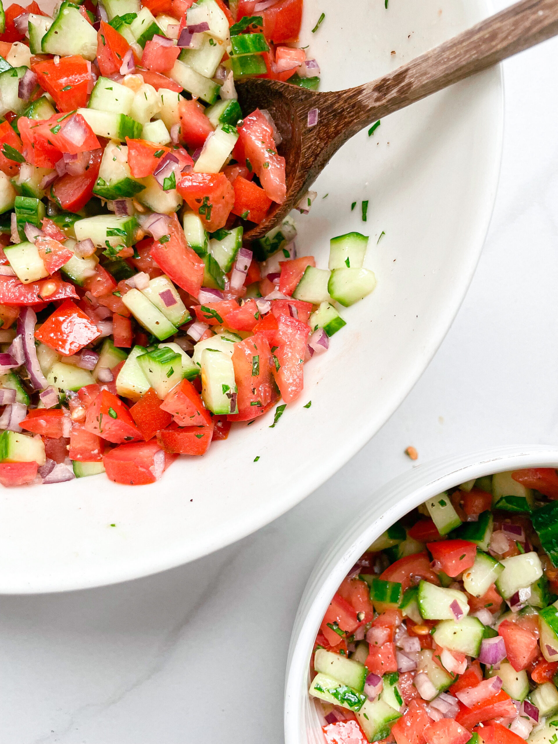 Tomato, Cucumber & Parsley Side Salad Tomato, Cucumber & Parsley Side Salad