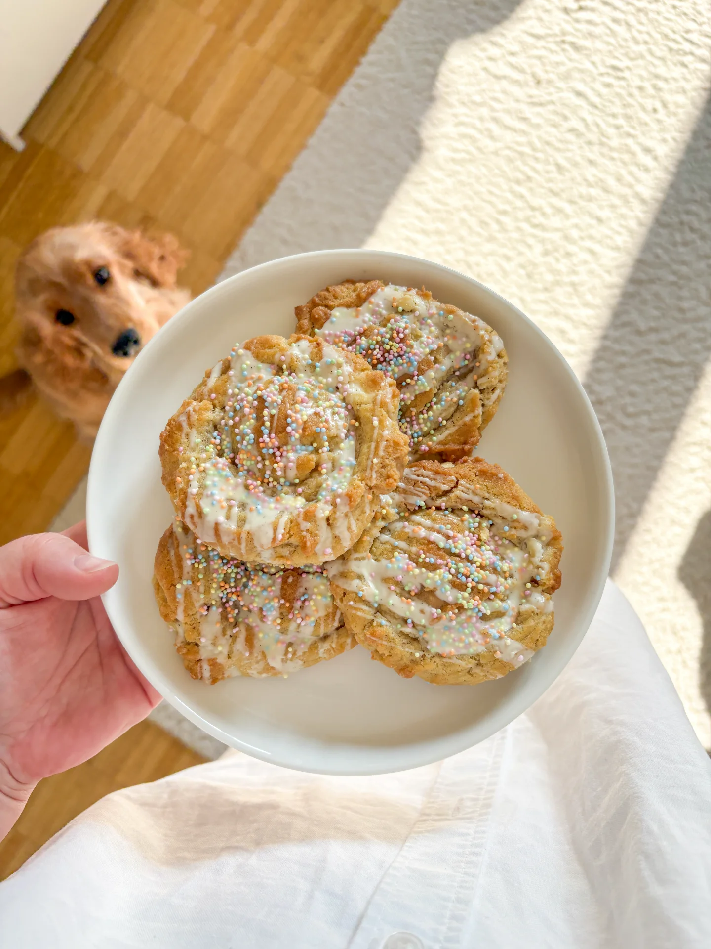 Bakery Style Vanilla Caramel Cookies