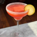 Frozen Peach Strawberry Margarita