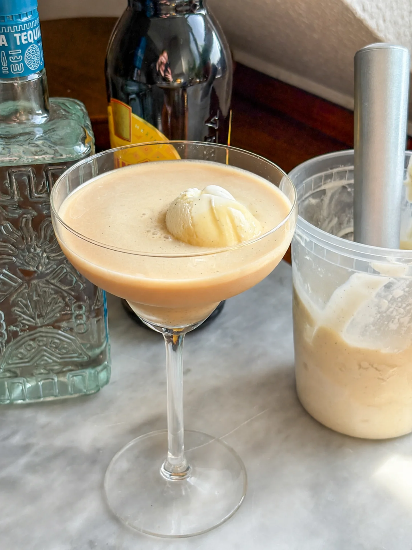 Vanilla Ice Cream Espresso Martini