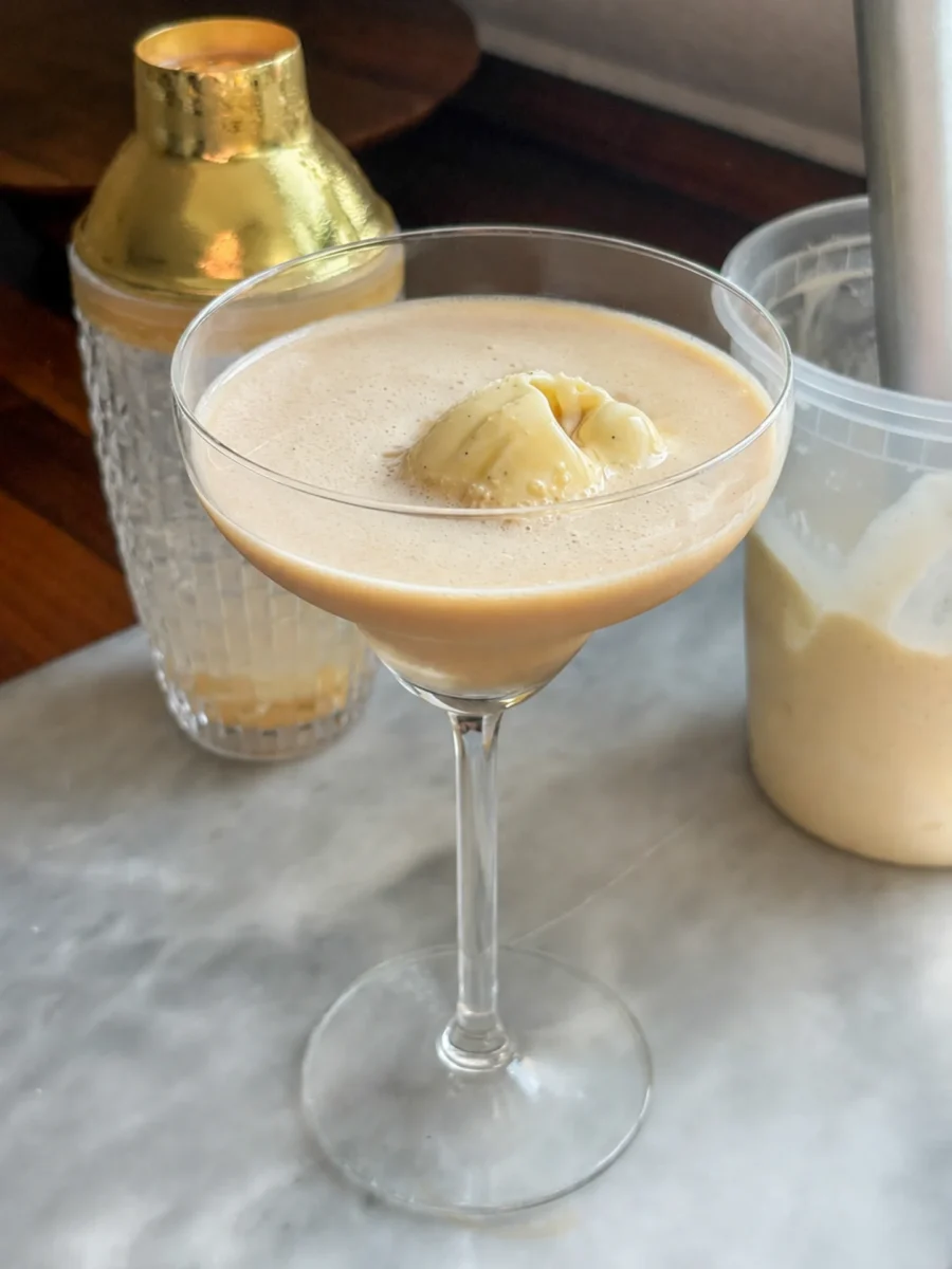 Vanilla Ice Cream Espresso Martini