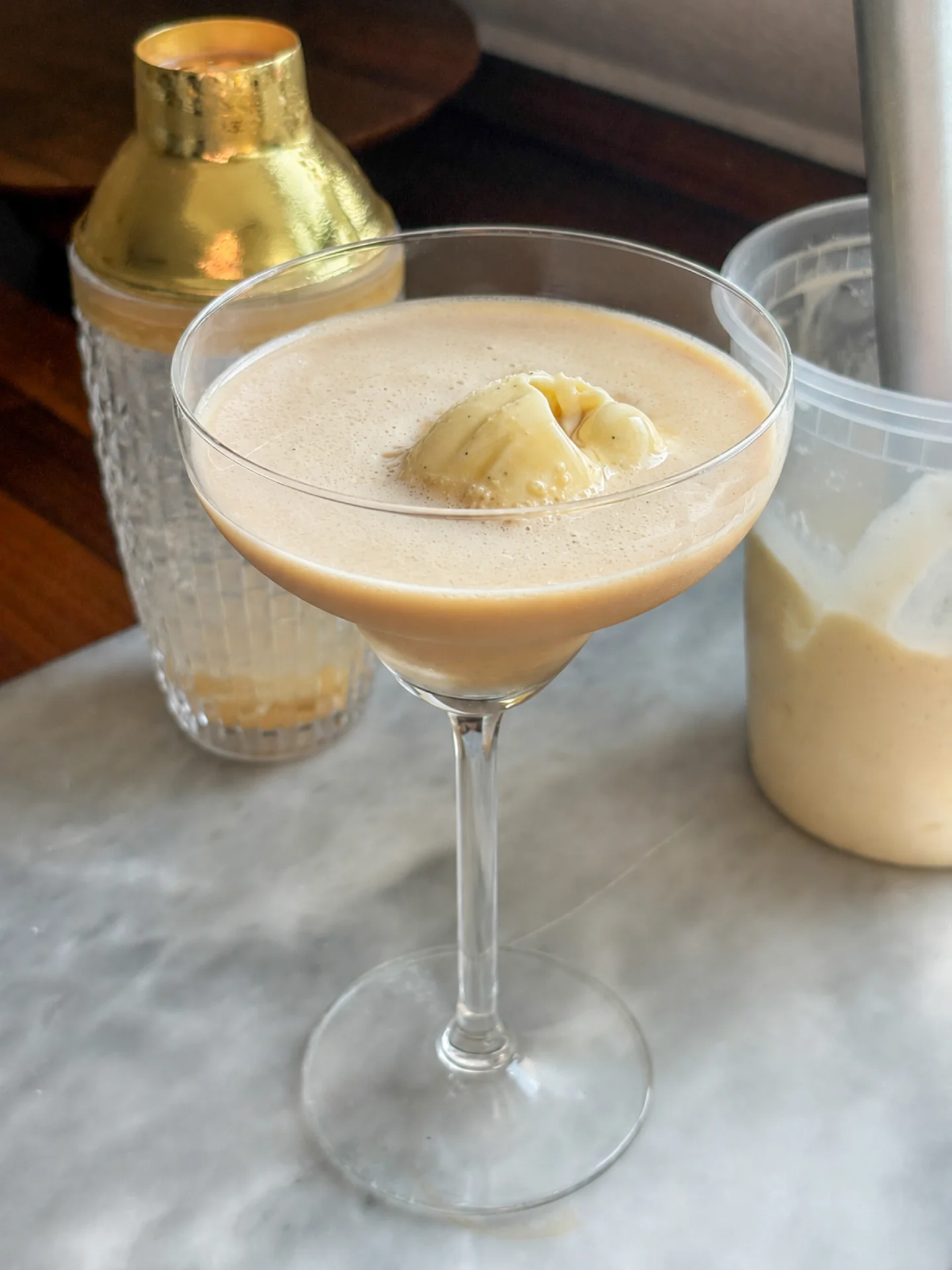 Vanilla Ice Cream Espresso Martini