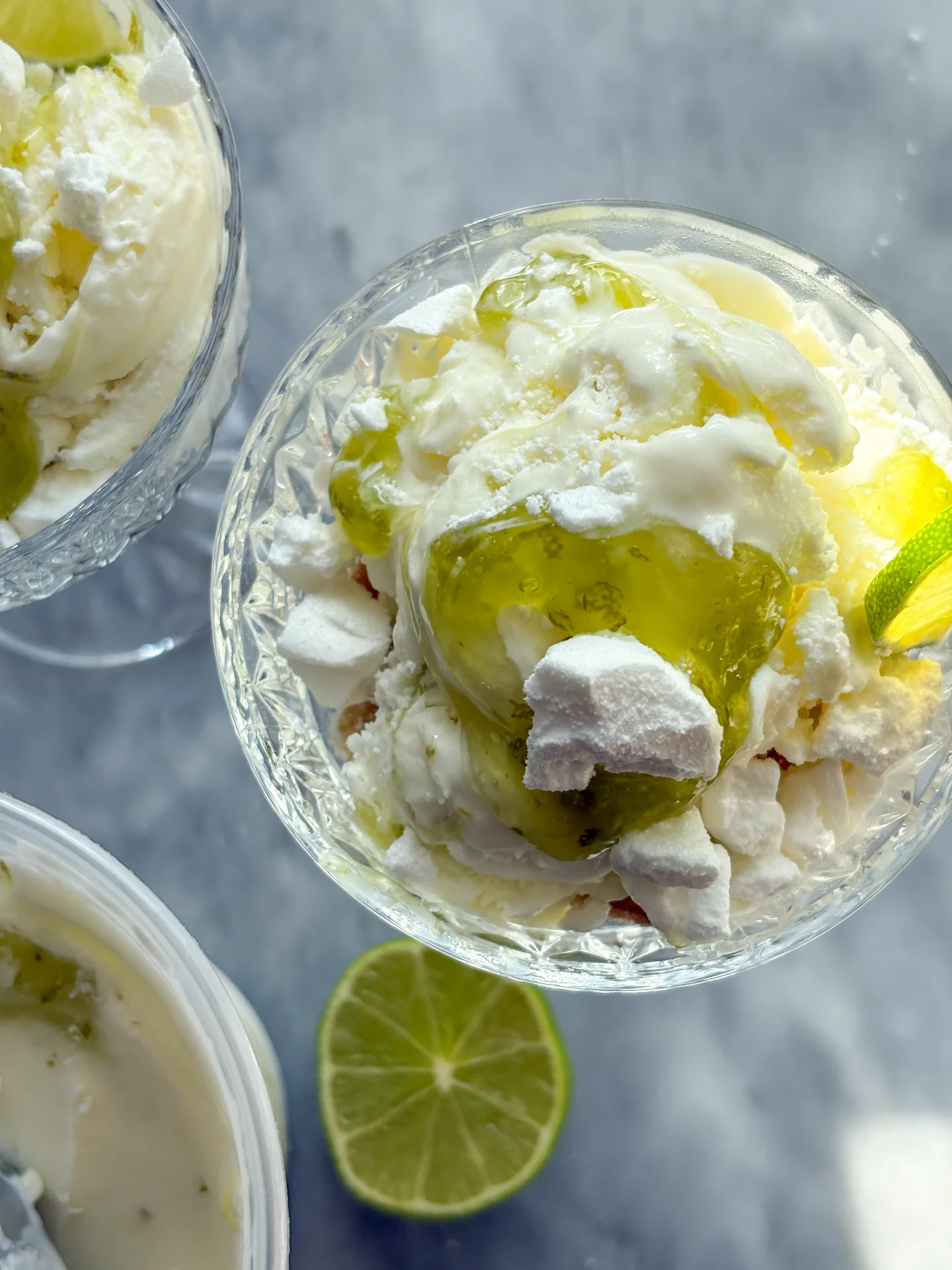 Yogurt Lime Ice Cream Trifle