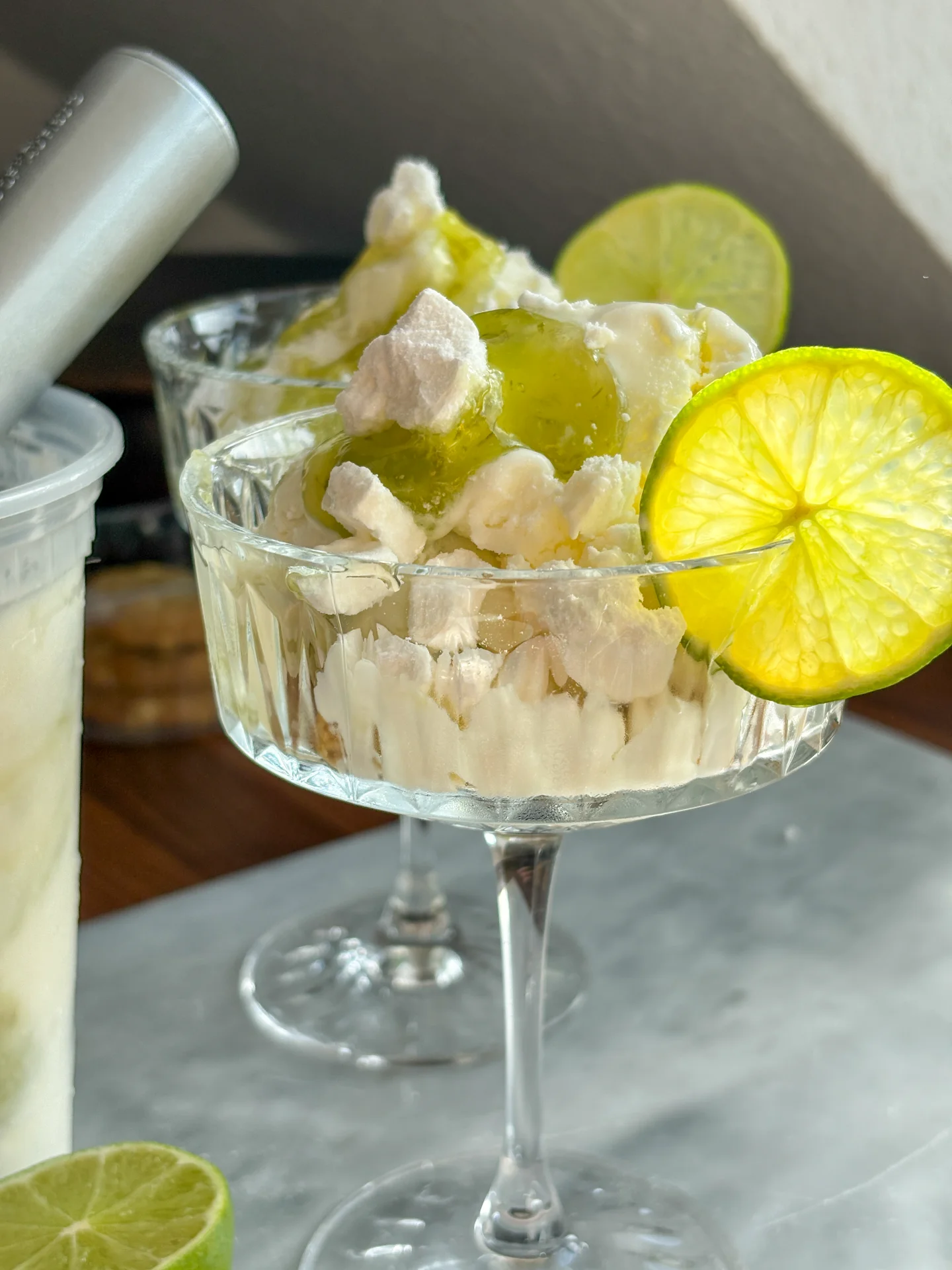 Yogurt Lime Ice Cream Trifle