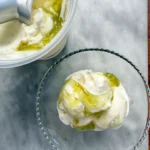 Yogurt Lime Swirl Ice Cream